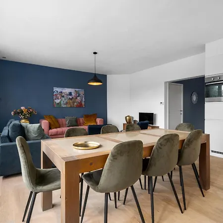 & Rustig Zee App Voor 7p Met Topuitzicht Appartement Ostende