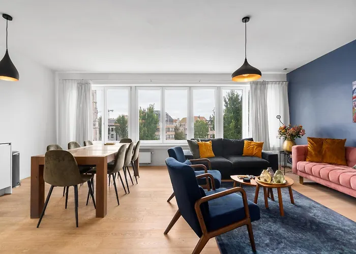 & Rustig Zee App Voor 7p Met Topuitzicht Apartamento Ostend